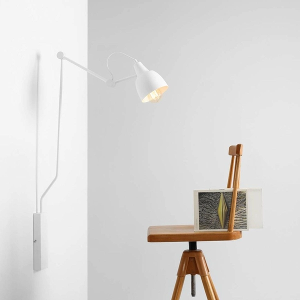 Ścienna lampa regulowana AIDA 814C Aldex kinkiet na wysięgniku