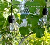 Druciana girlanda do dekorowania ogrodu 10 LED IP44 3,8m ciepła