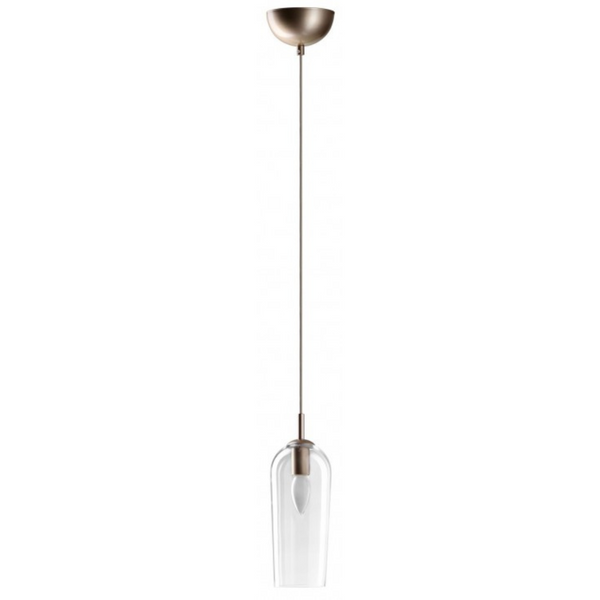 Zwis jadalniany nad stół AZ3337 BLANCA 1 Azzardo glass brązowy
