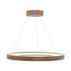 Ekologiczna lampa wisząca Oak drewniany ring nad stół