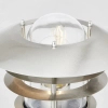 Metalowy słupek do ogrodu Terrence 45784/82 IP44 srebrny