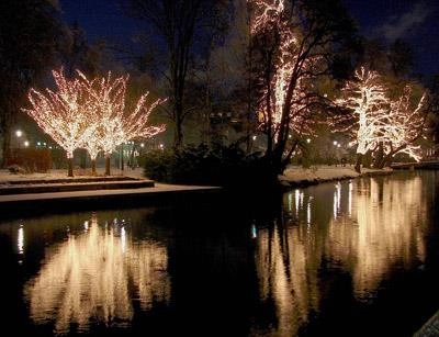 Świąteczne lampki na zewnątrz 5,3m 50 LED 0,6W ciepła