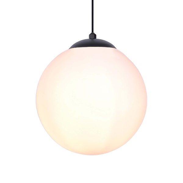 Wisząca lampa kulista Savoy K-4922 ball biała czarna