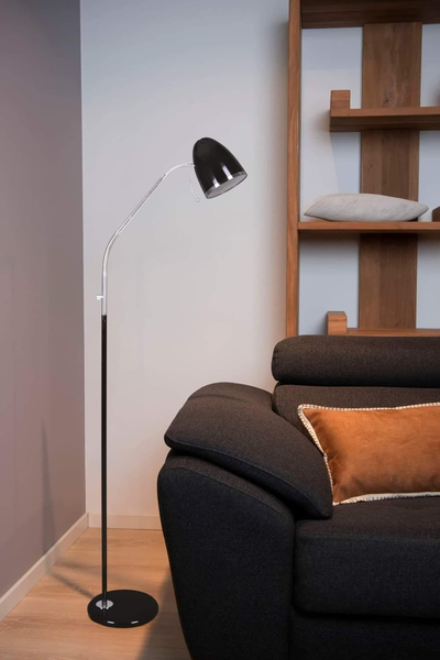 Industrialna lampa stojąca Kajtek K-MT-201 podłogowa czarna