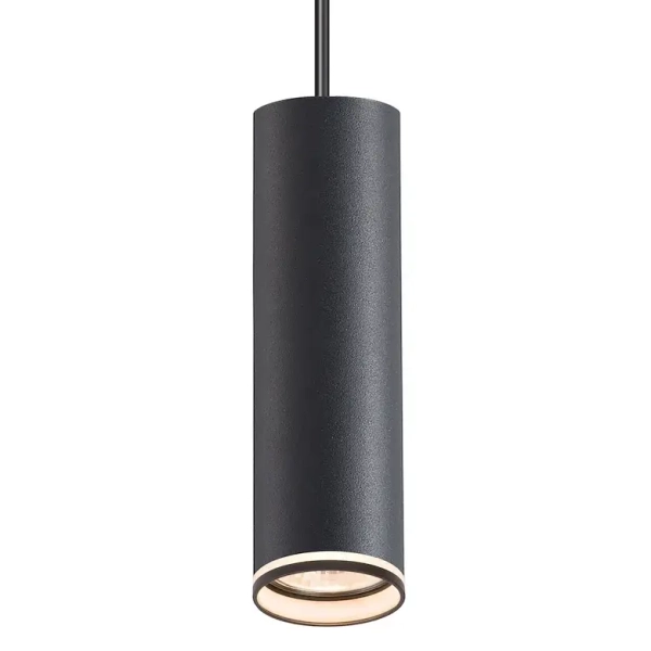 Jednofazowa wisząca lampa szynoprzewodowa Pipe Ring Track ML2077 czarny