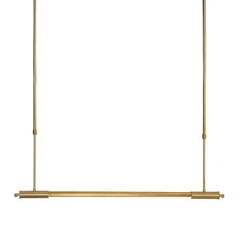 Wisząca lampa belka FLUSORE P0660D LED 12W 3000K metalowa złota