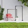 Zewnętrzna lampa stojąca Taketa 9931 Shilo rama IP44 antracyt