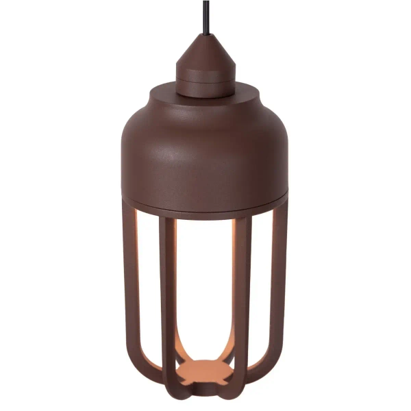 Zewnętrzna wisząca lampa Wells 33810/08/97 LED 8W 2700K IP54 brązowy