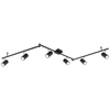 Regulowana lampa sufitowa Robby 57910-6B tubki metalowe czarne