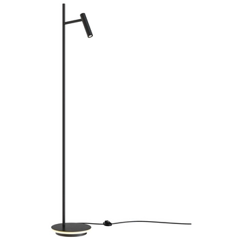 Loftowa lampa stojąca Estudo Z010FL-L8B3K Maytoni LED 11W 3000K tuba czarna