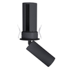 Regulowana lampa podtynkowa HALO H0129 Maxlight LED 6W 3000K sopel czarny