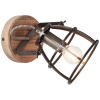 Loftowa lampa ścienna Matrix 83410/46 drewniana czarna