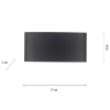 Grafitowa lampa ścienna Carlo LED 4,8W minimalistyczna