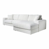 Aksamitna sofa Santos SANTOS-2,5AL+LCH95R Richmond Interiors nowoczesna biała