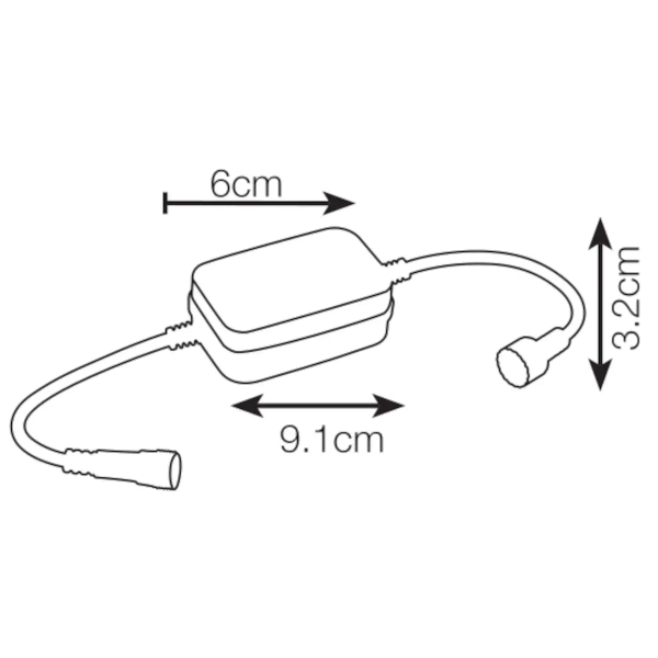 Czujnik światła Garden 106936 Markslojd IP44 timer metalowy czarny