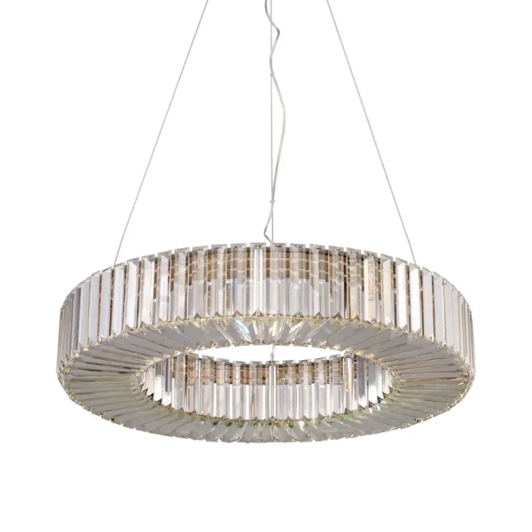 Żyrandol glamour CRISTAL ST-10625P-60 złota transparentna szklana LED 60W 3000K do salonu