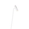 Lampa podłogowa biała LEDA tubka 1xGU10 regulowana do sypialni 41740