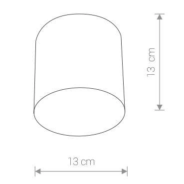 Downlight LAMPA sufitowa POINT PLEXI LED M 6526 Nowodvorski metalowa OPRAWA spot czarna
