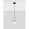 Wisząca lampa okrągła JORELIA LE45250 LED 6W 3000K szklana szara biała
