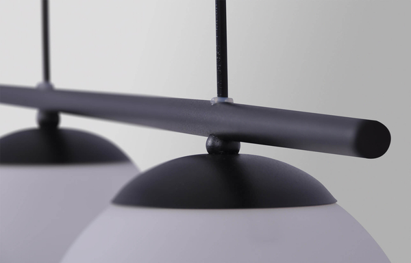 Wisząca lampa Arton K-4965 loftowa nad stół biała czarna