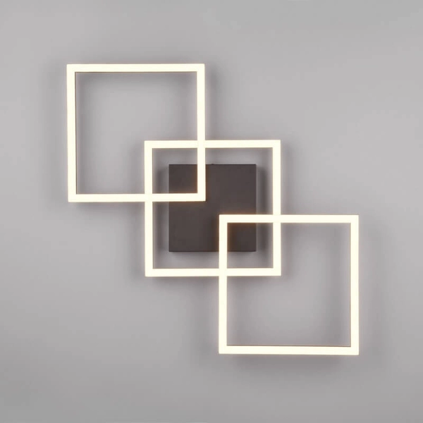 Ledowa lampa sufitowa ASTRIL DL132-64493 LED 31W 3000K ramki czarne