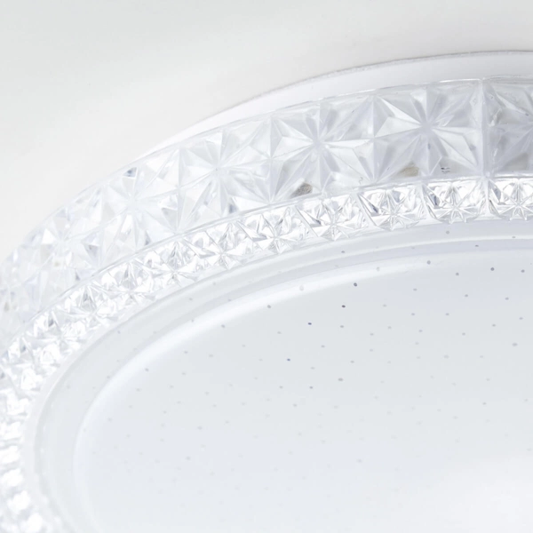 Plafon glamour Badria G96992/05 LED 12W 3000K okrągły biały