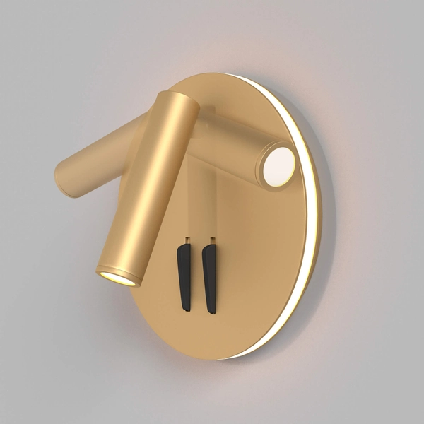 Spot kinkiet naścienny Los 176 C176-WL-01-6W-MG LED 9W złoty