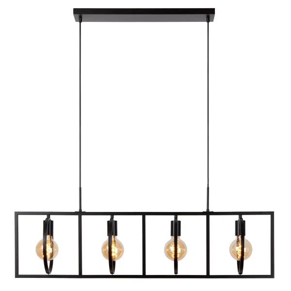 Zwisająca lampa nad stół SUUS 00427/04/30 Lucide kuchenna czarna
