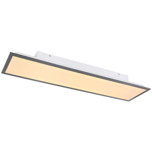 LAMPA sufitowa DORO 416080D4 Globo metalowa OPRAWA prostokątna LED 24W 3000K plafon biały grafitowy