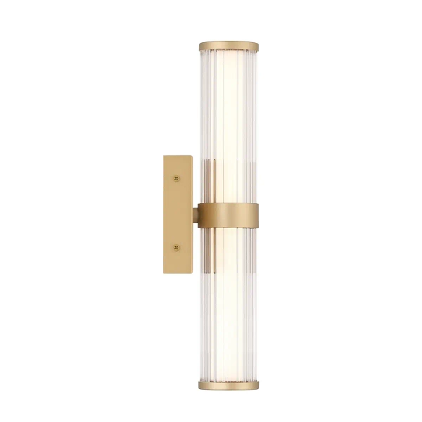 Kinkiet rurka Fayton QN-FAYTON-S-BG LED 14W 3000K IP44 do łazienki złoty