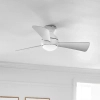 Wentylator z lampą LED Sola biały KLF-SOLA-34-WHT 10W 4000K IP23 na taras