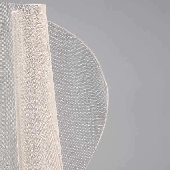 Podłogowa LAMPA stojąca CALI LE41370 LED 31W Luces Exclusivas modernistyczna OPRAWA metalowa z efektem falującego materiau złota