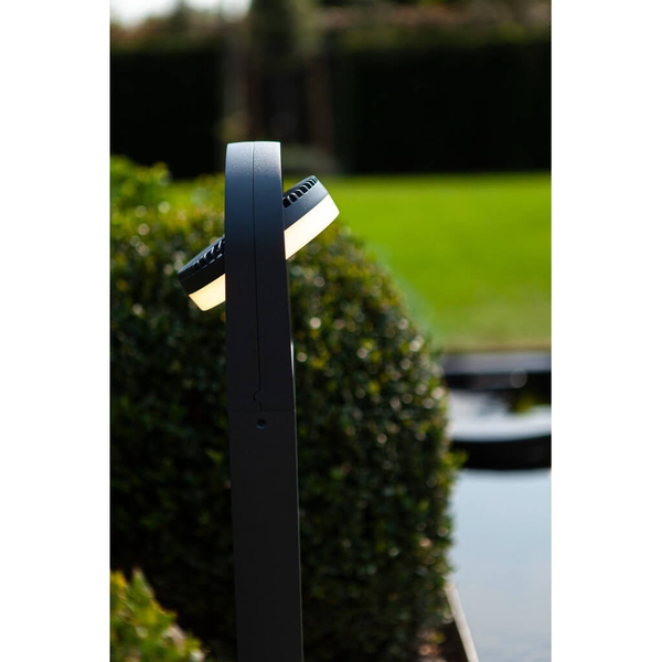 Stojący słupek z gniazdkiem CUBA 7193805118 Lutec IP54 LED 12,2W 3000Kszary