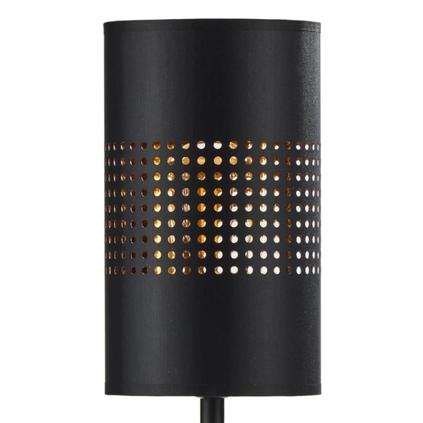 Stolikowa lampka ażurowa Bogart 5118 TK Lighting okrągła czarna