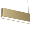 Lampa wisząca listwa podłużna metalowa LED 23W 3000K złota Step OUTLET