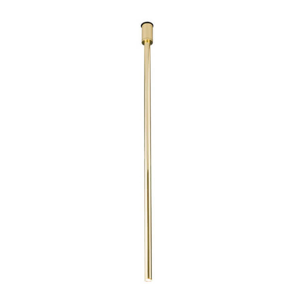Przysufitowa lampa tuba Alha Y 9129 Dohar 70 cm na przedpokój sopel mosiądz