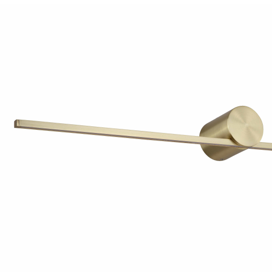 Złoty kinkiet Modern Slim L LP-777/1W L GD LED 8W podłużna łazienkowa lampa ścienna