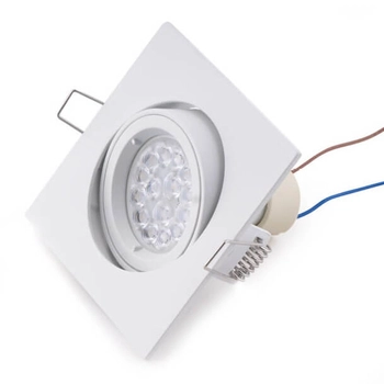 Podtynkowa lampa sufitowa Fine H0039 Maxlight na przedpokój metal biała