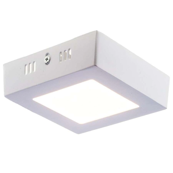 Plafon kwadratowy SQUERE LED YP004-6W-W LED 6W 3000K do jadalni biała