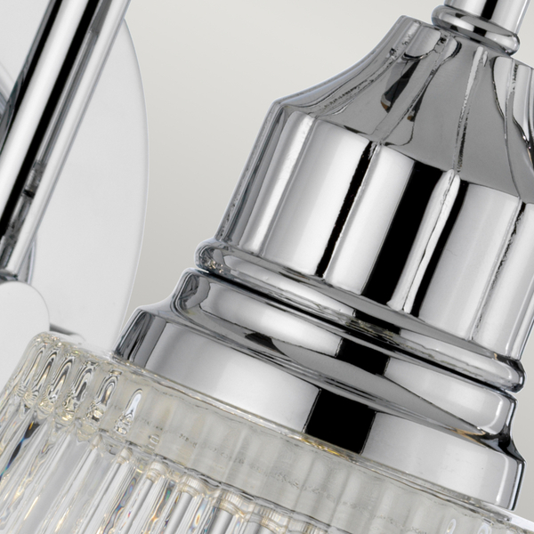 Kinkiet do łazienki QN-ADDISON1-BATH szklany chrom
