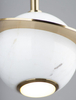 Lampa wisząca URANOS P0413 marmurowa LED 1,5W 3000K planeta biała złota