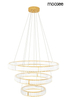 Wisząca lampa glamour Liberty LED 62,6W 3000K kaskada złota