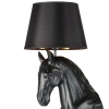 Lampa stojąca HORSE MF1237-600 czarna złota włókno szklane dekoracyjna E27 do sypialni