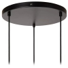 Potrójna lampa wisząca MONSARAZ 45493/03/33 Lucide zielony bursztynowy