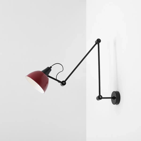 Lampa sufitowa regulowana AIDA 1141PL_G3_15 czarna czerwona