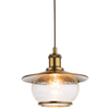 LAMPA wisząca NEVIS 69030 Globo szklana OPRAWA zwis vintage kula ball brąz antyczny przezroczysty
