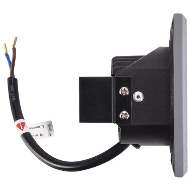 Kwadratowa LAMPA schodowa KURS LED 03907 Ideus metalowa OPRAWA wpuszczana LED 1,6W 4000K outdoor IP54 szara