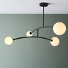 Żyrandol nowoczesny L&-192940 Light& molekuły szklane kule czarny