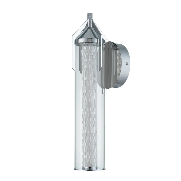 Kinkiet tuba Espada QN-ESPADA-1W-PC LED 18W 3000K IP44 do łazienki srebrny