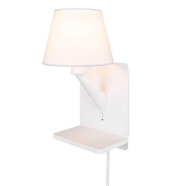 Kinkiet ścienny do przedpokoju COMFORT 262670131 Trio metalowy biały